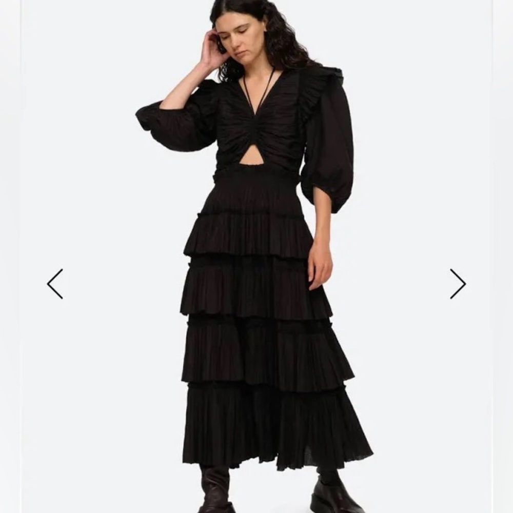 Sea New York Black Midi Dress